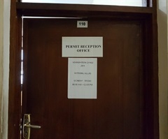 PERMITS RECEPTION OFFICE (GROUND FLOOR)